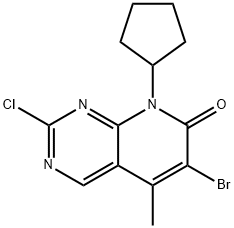 6-溴-2-氯-8-環戊基-5-甲基-吡啶并[2,3-D]嘧啶-7(8H)-酮 